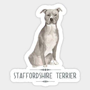 Staffordshire Terrier Sticker